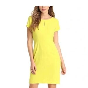 BCBGMaxAzria Chartreuse Dress
